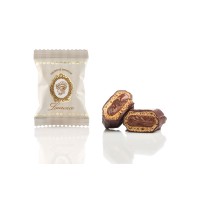 Цукерки з чорного шоколаду, хрумкої вафлі та праліне з фундука Mini Wafers Laurence