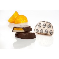 Цукерки мигдалевий марципан і долька апельсину в темному шоколаді Orange Marzipan Laurence