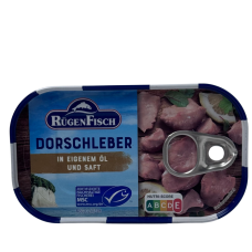 Печінка тріски у власному соці Dorschleber Rugen Fish 120g
