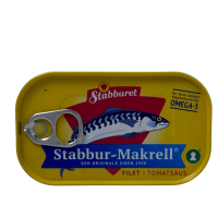Філе макрелі Стаббур в томатному соусі Stabbur-Makrell Fileti Tomatsaus Stabburet 110g