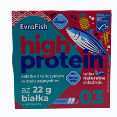 Салат з тунцем по-азійськи з протеїном+колаген EvraFish 160g