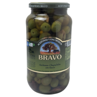 Зелені оливки з кісточкою Bravo Aceitunas Chupadedos 1000g