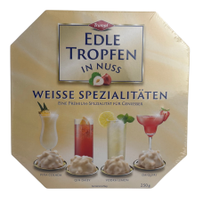 Шоколадні цукерки з алкогольною начинкою Edle Tropfen Weisse spezialitaten