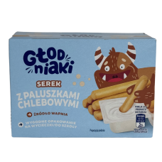 Міні грісіні +  плавлений сирок Glodniaki 140g