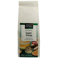 Трав'яний чай зі смаком імбиря і апельсину Rossmann King`s Crown 175g