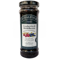 Джем без цукру з журавлини та чорниці Cranberries&Heidelbeeren St. Dalfour 284g