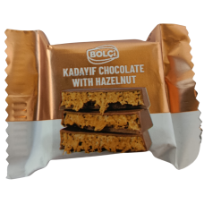 Дубайський міні батончик з фундучною пастою і тістом катаіфі Bolci 16g