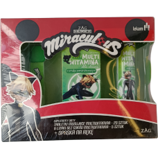 Набір дитячий Miraculous Супер Кіт (Мультивітаміни в таблетках, льодяники, браслет)