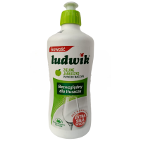 Рідина для миття посуду з ароматом зелене яблучко Ludwik 450g