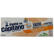 Зубна паста Імбир з антибактеріальним ефектом Zenzero con antibatterico Pasta del Capitano 75ml