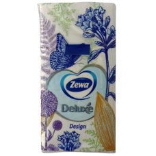 Сухі серветки Deluxe Design  Zewa 10шт