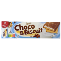 Печиво з молочною начинкою вкрите молочним шоколадом Choco&Biscuits Isaura 300g
