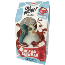 Сніговичок з білого шоколаду з маршмелов Melting Snowman Wawi 75g