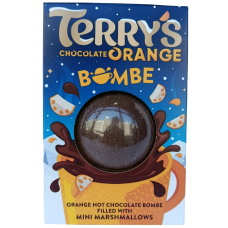 Кулька з молочного шоколаду зі смаком апельсина з маршмелов Bombe Terrys 43g