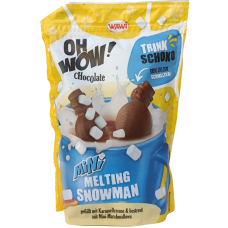 Міні сніговички з молочного шоколаду з маршмелов Mini Melting Snowman Wawi 120g