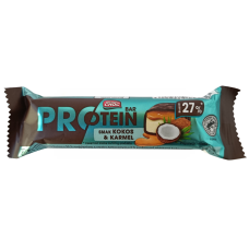 Протеїновий батончик зі смаком кокосу та карамелі Protein Bar 27% Mister Choc 48g