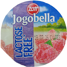 Йогурт без лактози з малиною Jogobella Zolt 150 g