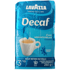 Кава мелена без кофеїну Lavazza Decaffeinato 250g