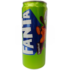 Напій сильногазований зі смаком тропічних фруктів Fanta 330ml