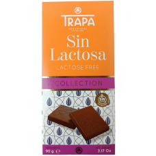 Шоколад молочний без лактози Trapa Collection 90g