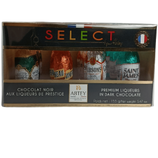 Асорті шоколадних пляшечок Select Abtey 155g