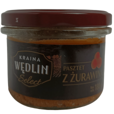 Паштет свиний з курячої печінки та журавлиною Kraina Wedlin 180g