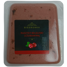 Паштет зі свинини та курятини з журавлиною Biedronka 125g