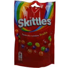 Жувальні цукерки з фруктовим смаком Fruits Skittles 125g