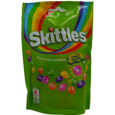 Жувальні цукерки з кислинкою Crazy Sours Skittles 136g