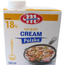 Вершки Smietanka 18% Mlekovita 500ml