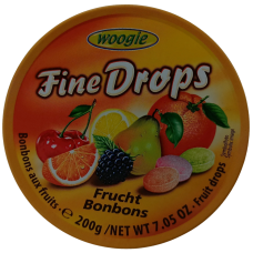 Льодяники мультифрукт Fine Drops Woogie