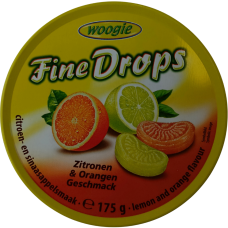 Льодяники апельсин лимон  Fine Drops Woogie