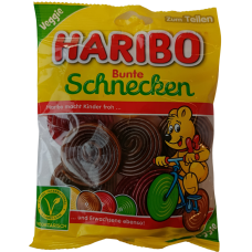 Желейні цукерки Bunte Schnecken Haribo 160g
