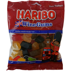 Желейні цукерки Wine Gums Haribo 175g