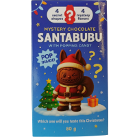 Шоколадна фігурка з вибуховою карамеллю Santabubu 80g