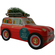 Фруктові желейки в подарунковій жб машинці M&S Food100g