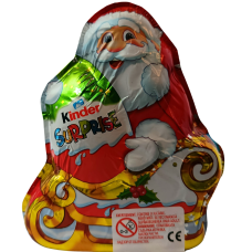 Шоколадний санта з іграшкою Kinder Surprise 75g