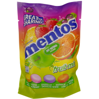 Жувальні драже з фруктовим смаком Fruit Mix Mentos 160g