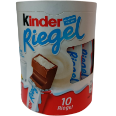 Батончики з молочною начинкою Kinder Riegel 10 штук