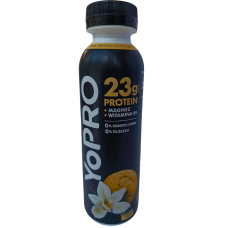 Йогурт питний протеїновий без додатку цукру зі смаком ванільного печива YoPRO 270g