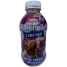 Молочний напій смак солена карамель та брауні Mullermilch 379ml