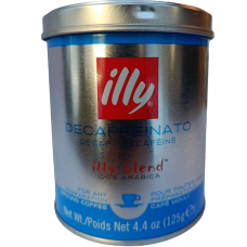 Кава мелена без кофеїну decaffeinato illy 125g