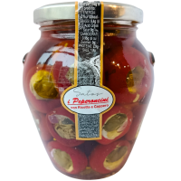 Перці з рікотою та каперсами Peperoncini con Ricotta e Cappero Satos