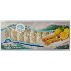 Креветки очищені, в паніровці Polar Seafood 10шт 180g