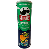 Картопляні чіпси зі смаком зеленого карі по тайськи Passport Pringles 165g