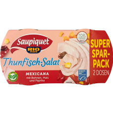 Салат з тунцем, червоною квасолею, кукурудзою та перцем Messicana Saupiquet Rio Mare 2*160g