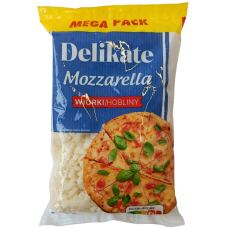 Сир моцарела терта для запікання Mozzarella Delikate 500g