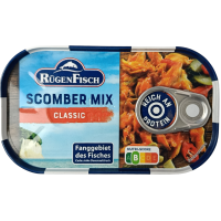 Філе скумбрії з овочами в томатному соусі Scomber mix classic Rugen Fisch 120g
