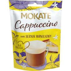 Капучино зі смаком ванільного чізкейку Cappuccino Mokate 40g