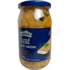 Оселедець смажений в клярі в оцтовому маринаді Marinero 800g